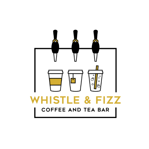 Logo for Whistle and Fizz Coffee and Tea Bar